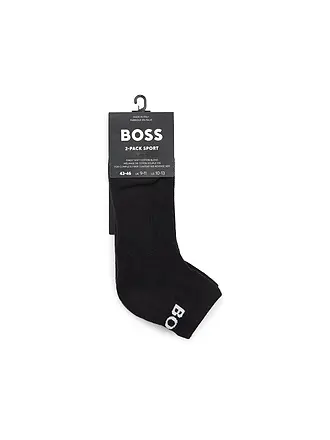 BOSS | Chaussettes lot de 2 blanc | schwarz